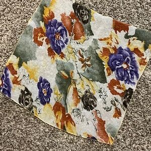 Talbots Floral Silk Scarf